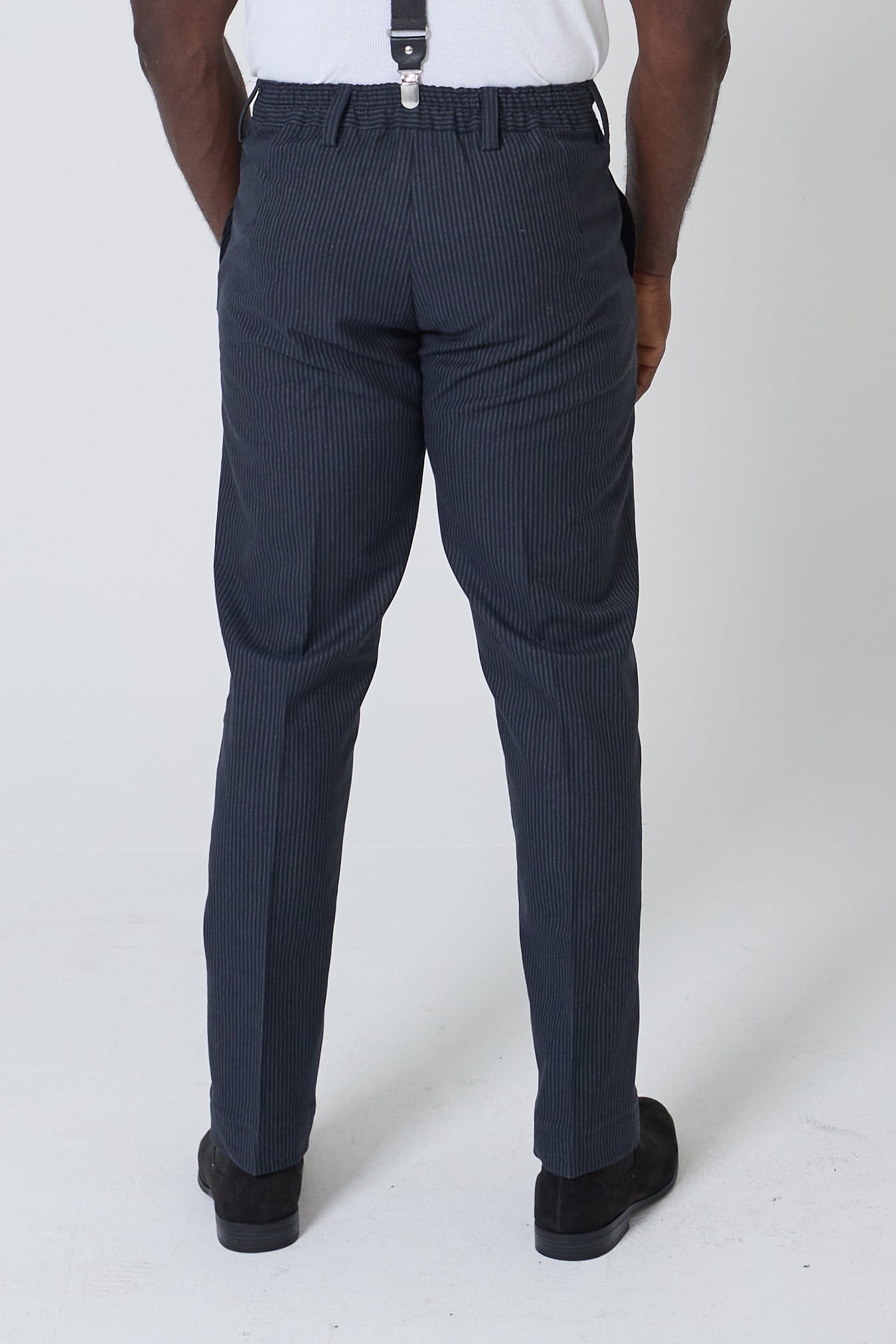 Men's Fitted Dress Pants with Pockets