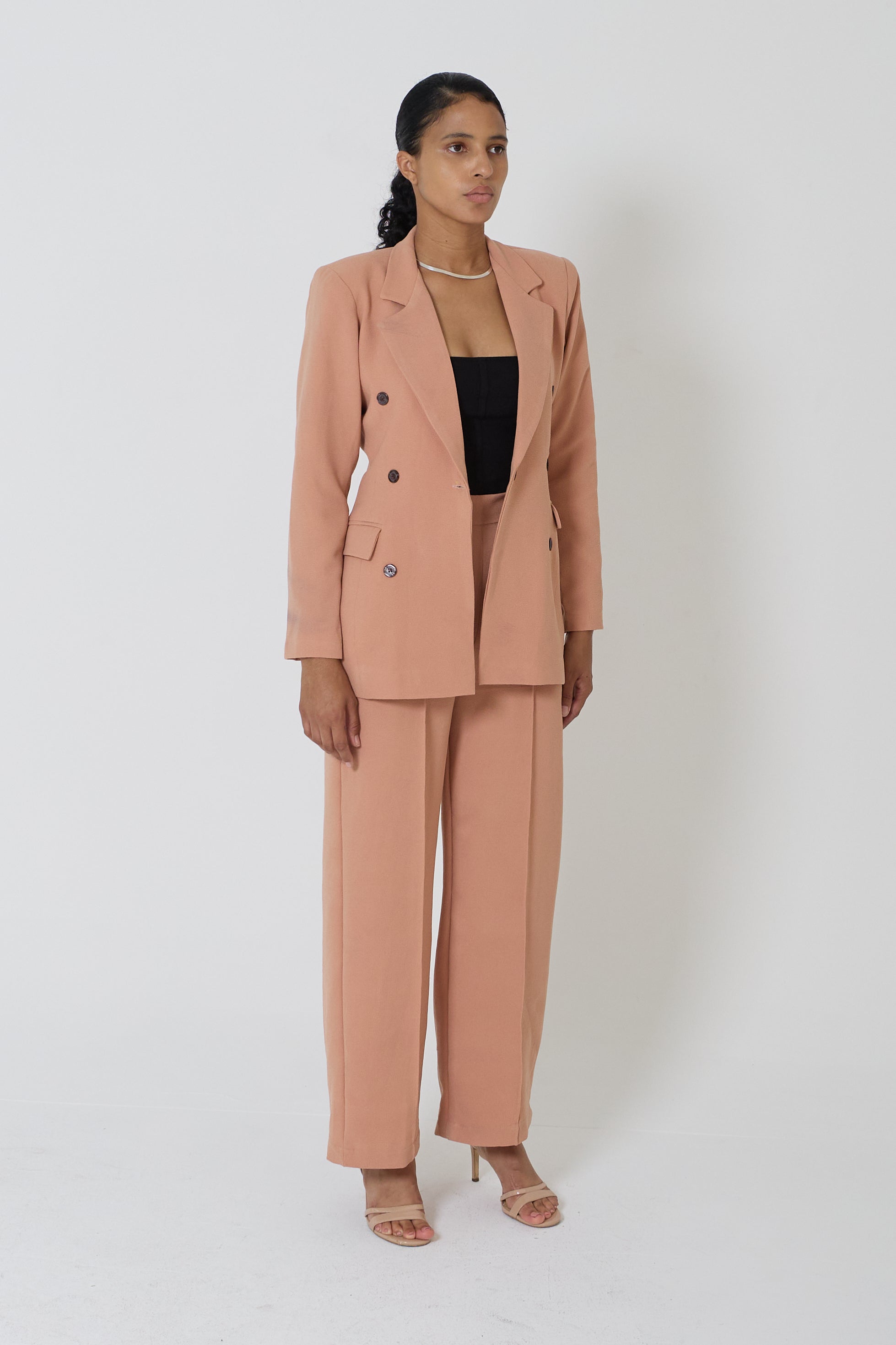 Womens Blazer and Pants Suit Set